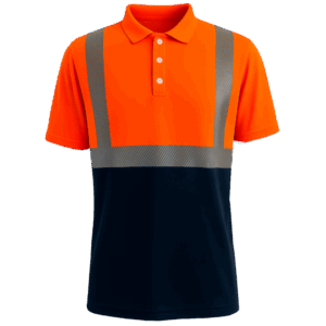 PLAYERA HIGH VISIBILITY TIPO POLO MANGA CORTA
